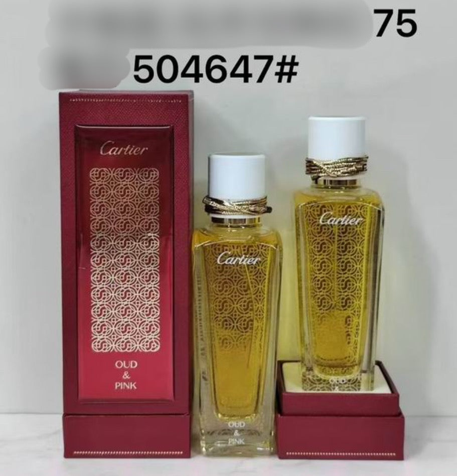 Authentic Cartier Les Heures Voyageuses Oud & Pink