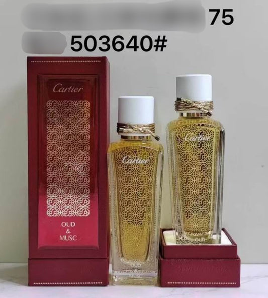 Authentic Cartier Les Heures Voyageuses Oud & Musc