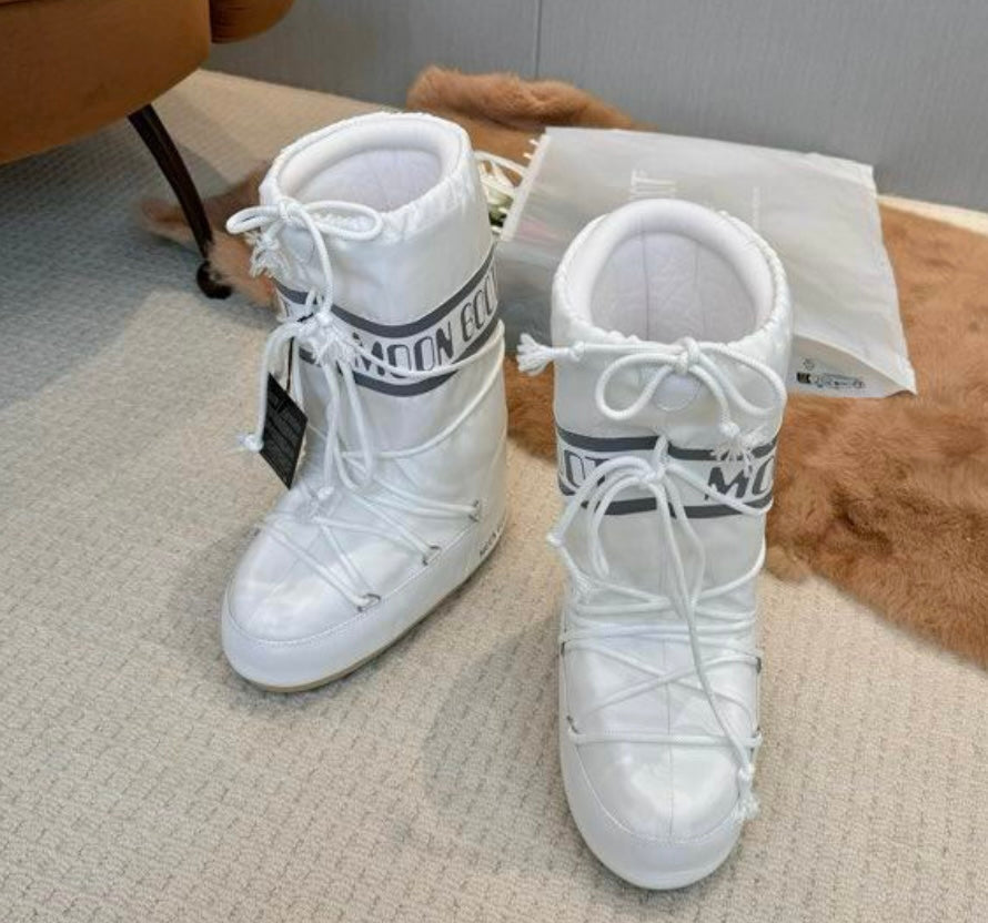 Authentic MOON BOOT - ICON COLOURBLOCK NYLON BOOTS