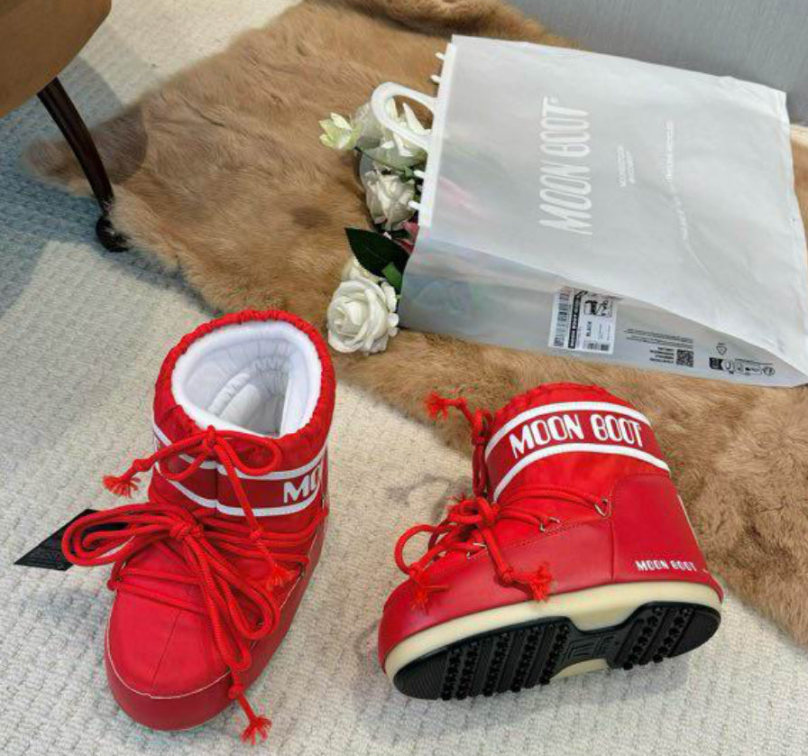 Authentic MOON BOOT - ICON LOW NYLON BOOTS