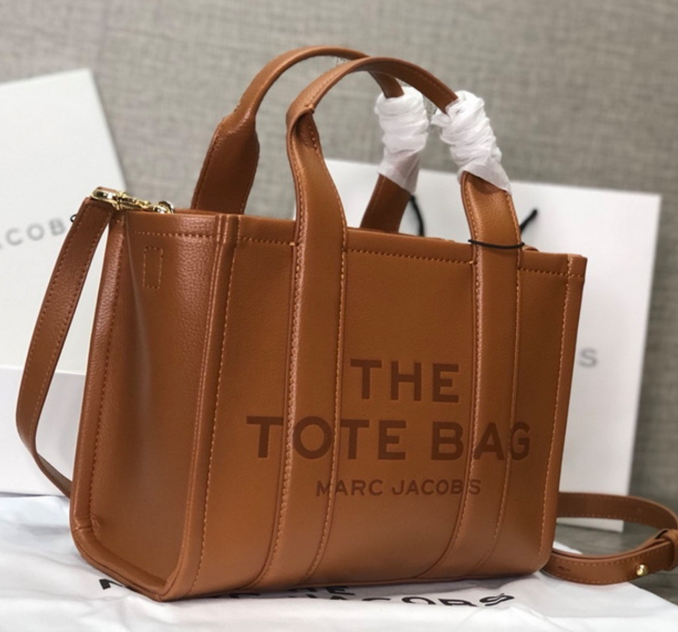 Authentic Marc Jacobs Leather Small Tote Bag
