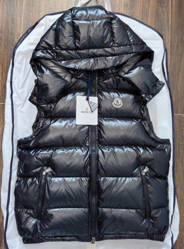 Authentic Moncler - Bormes Hooded Down Vest