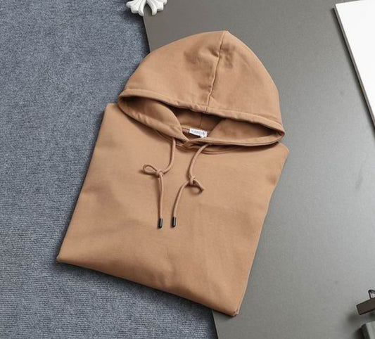 Authentic BURBERRY – Check Label Cotton Hoodie