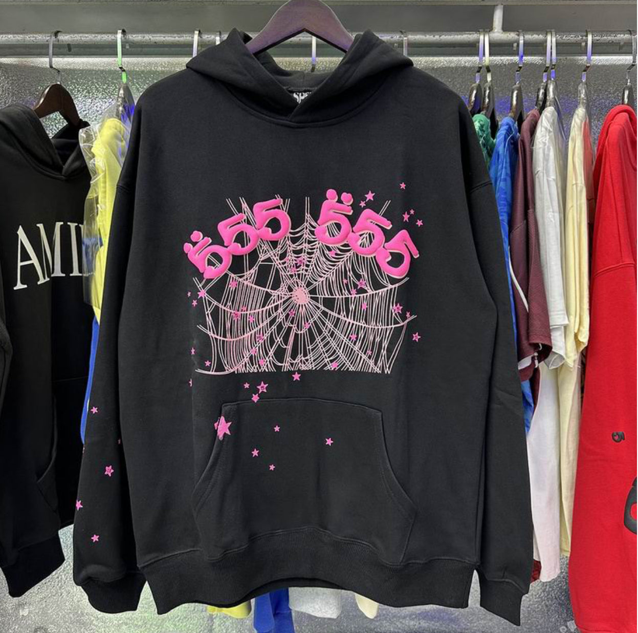 Authentic Sp5der Web 555 Hoodie