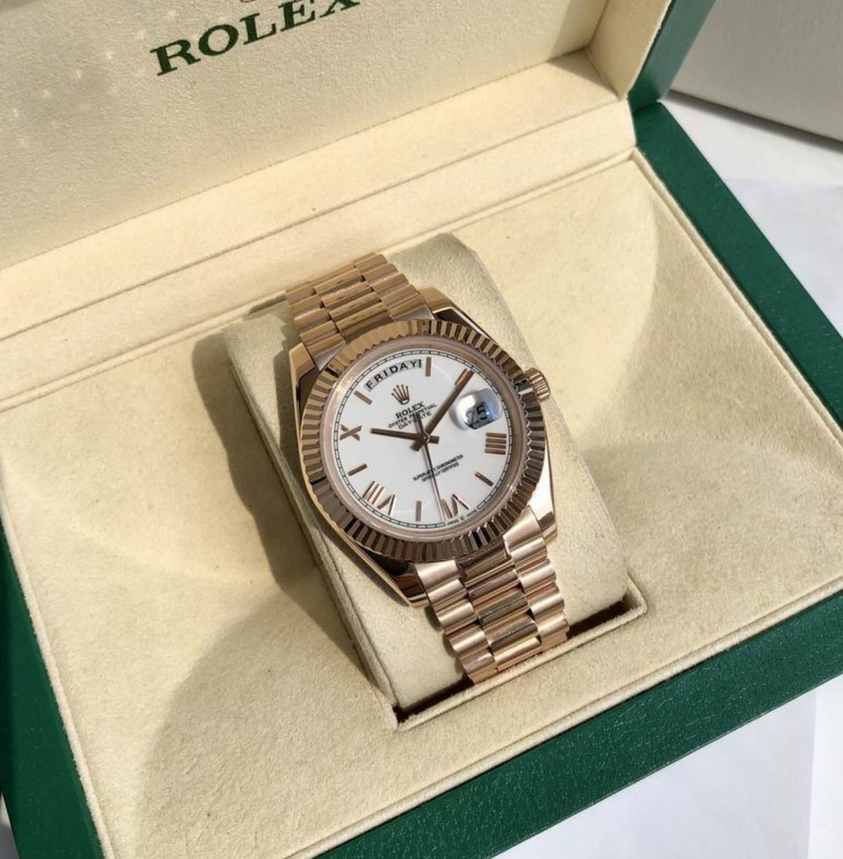 Authentic Rolex Oyster Perpetual Day-DATE