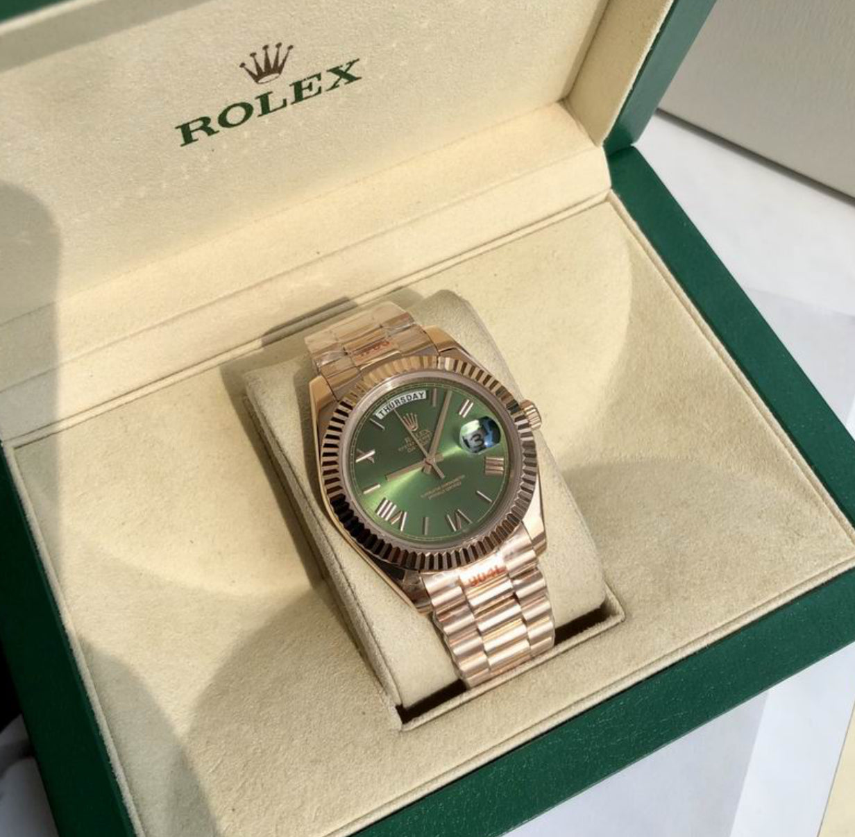 Authentic Rolex Oyster Perpetual Day-DATE