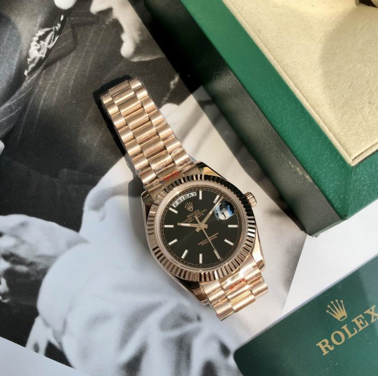 Authentic Rolex Oyster Perpetual Day-DATE