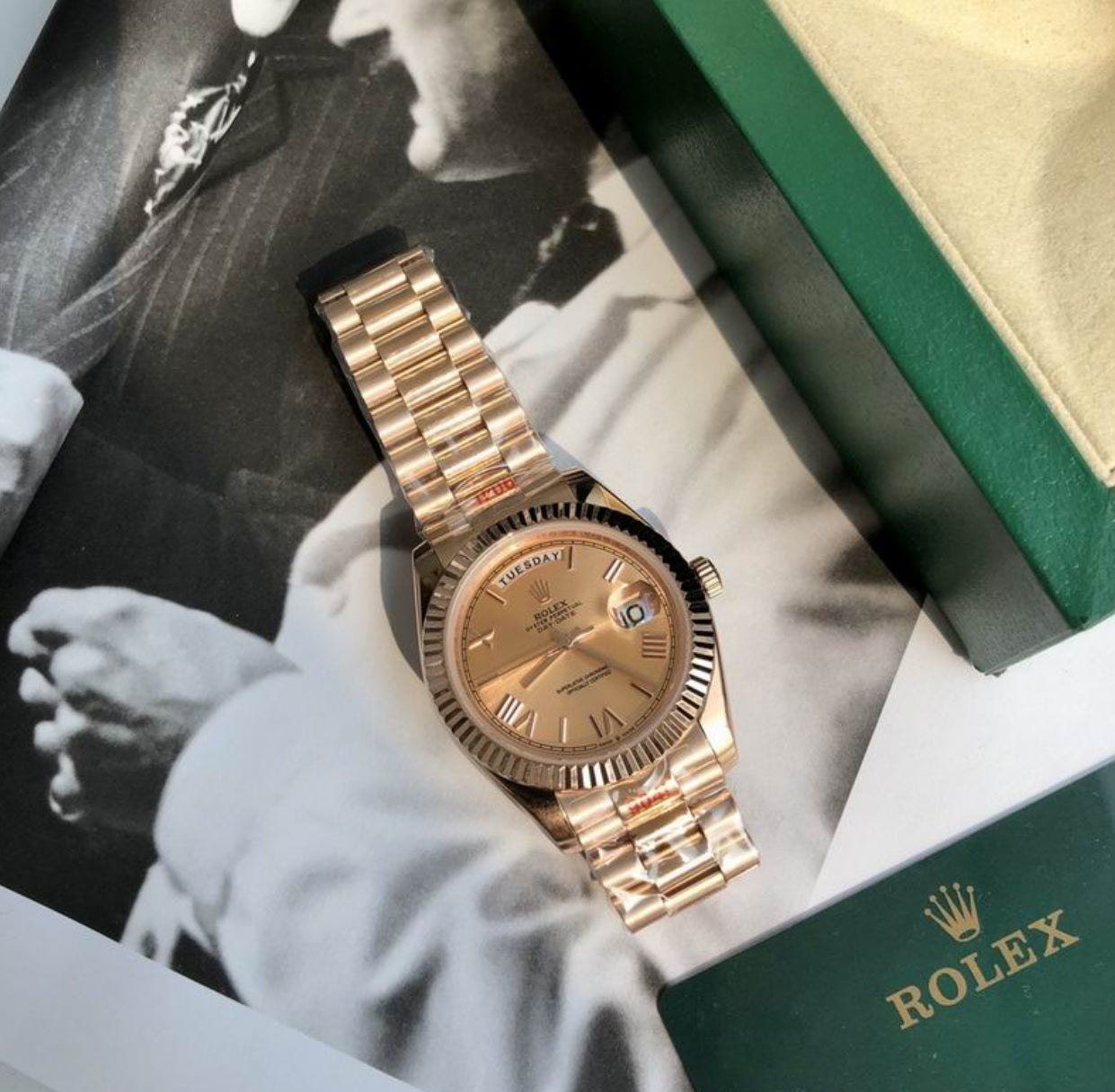 Authentic Rolex Oyster Perpetual Day-DATE