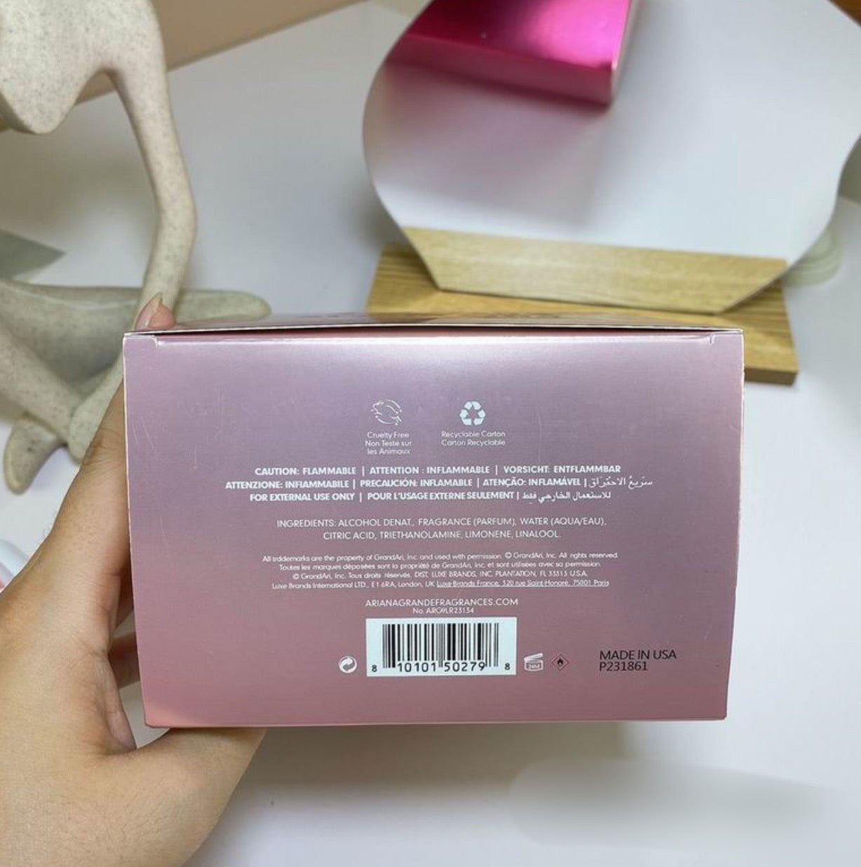 Authentic Ariana Grande Cloud PINK Eau de Parfum Spray