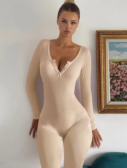 Long-sleeve Jumpsuit
