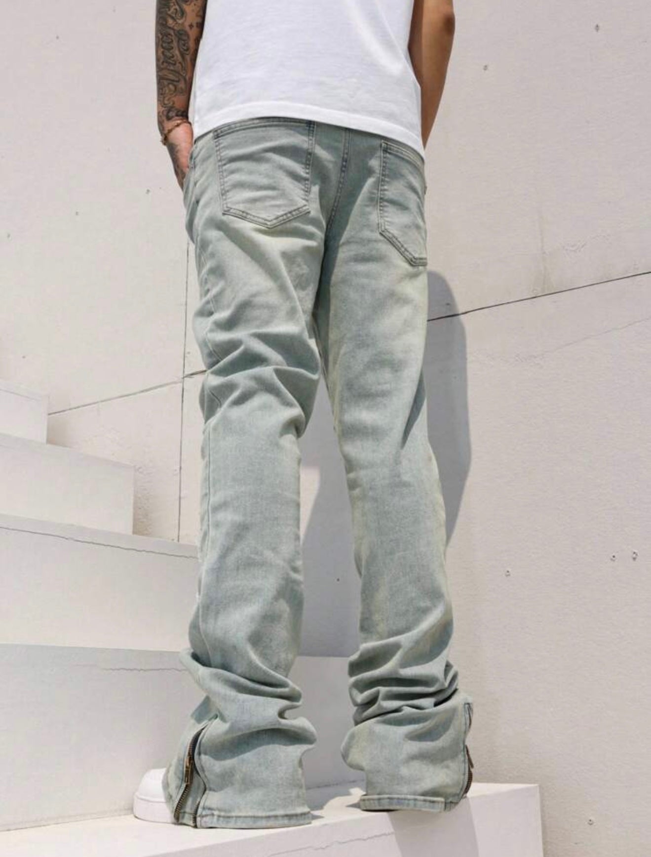 Royal Cargo Flare Pants