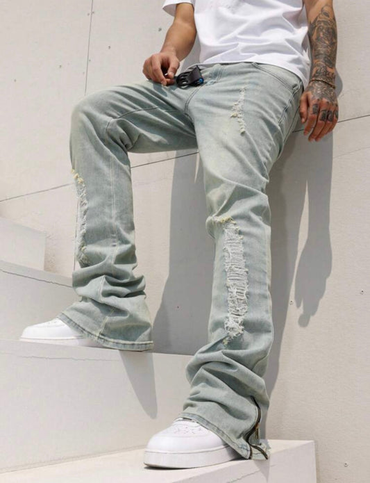 Royal Cargo Flare Pants