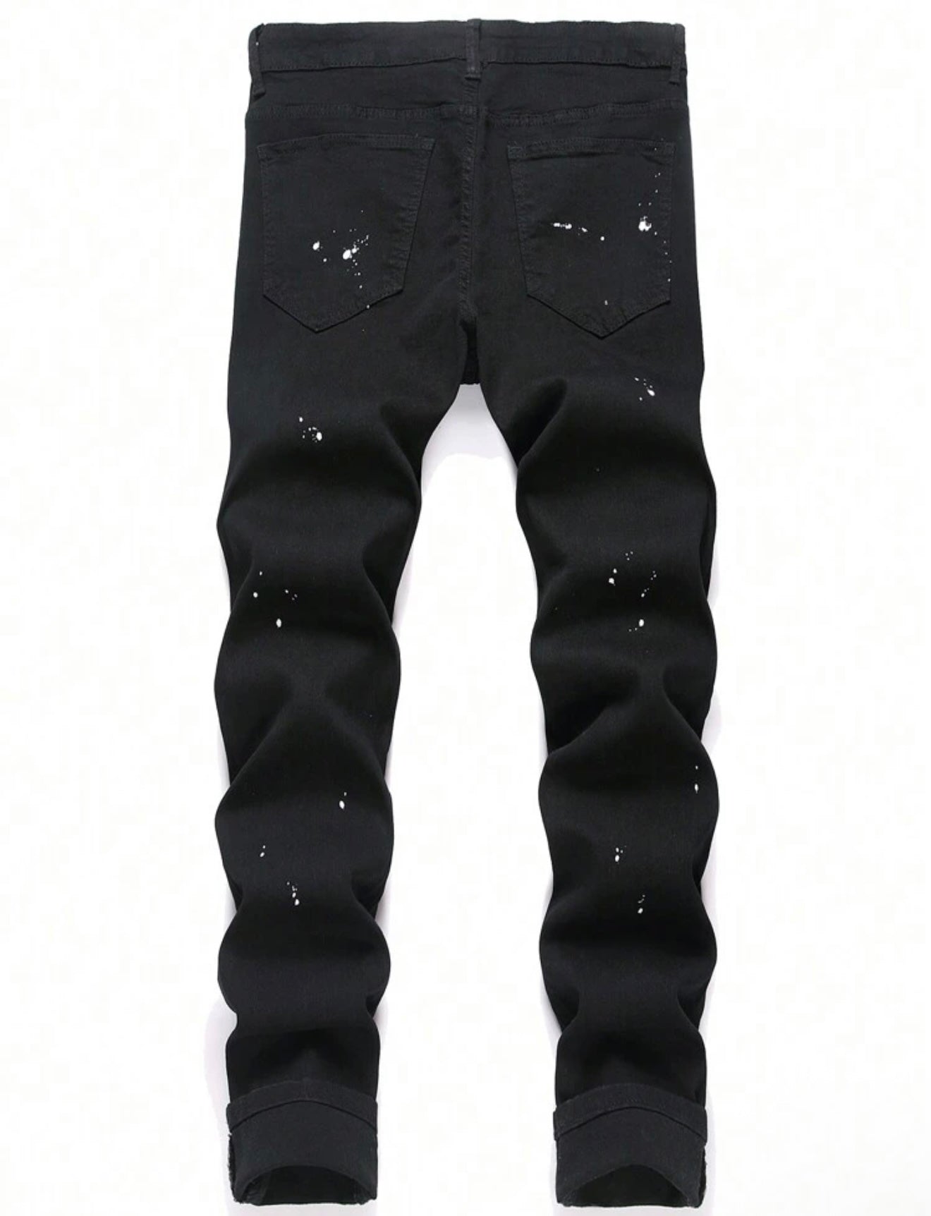 Patched Ripped Jeans
