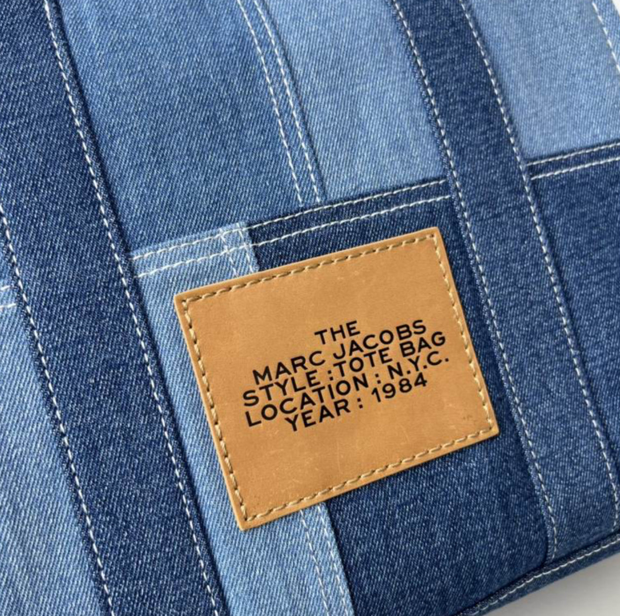 Authentic Denim Medium Tote Bag