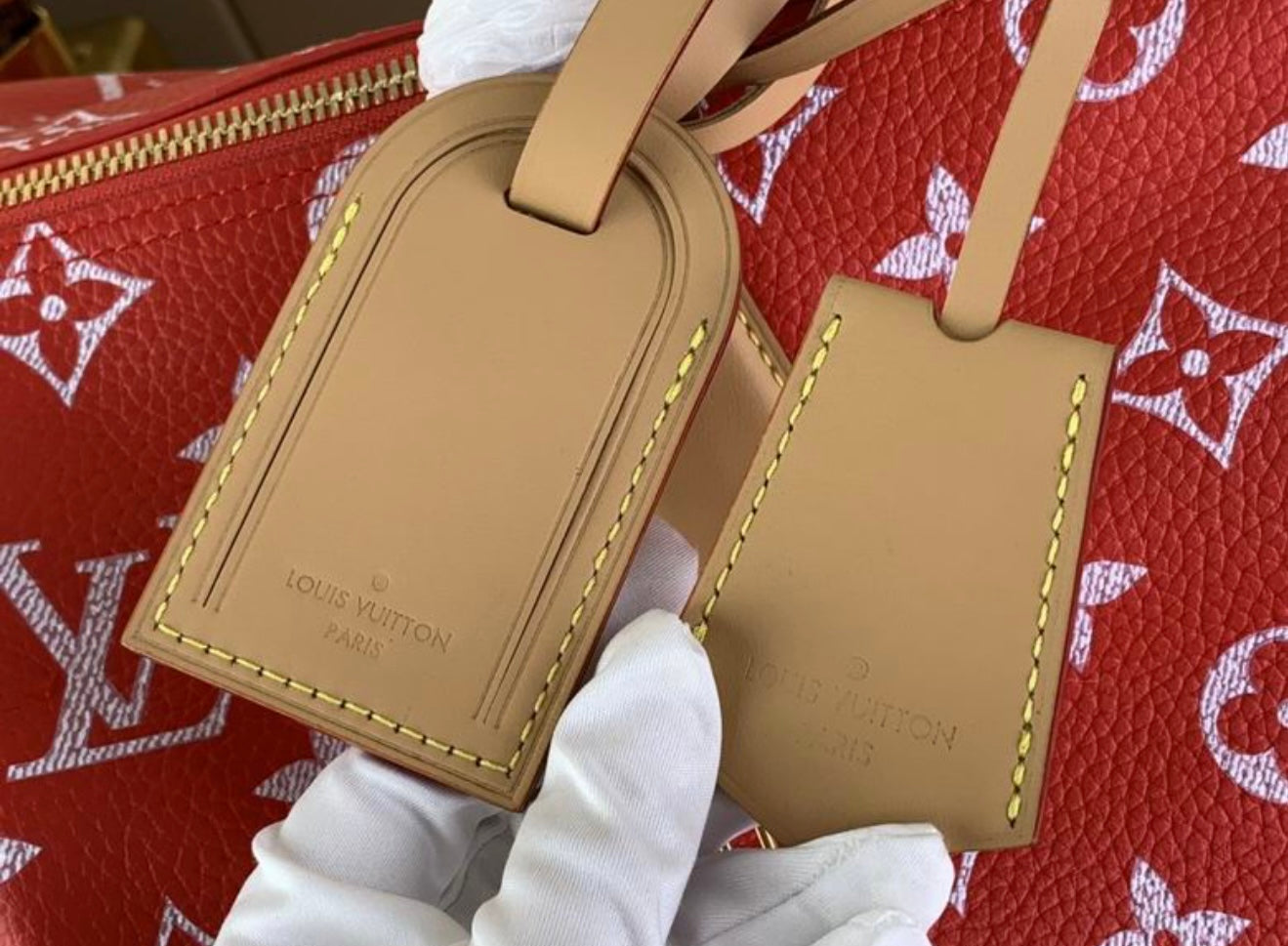 Authentic Louis Vuitton Speedy P9 Bandoulière 40 (Red)