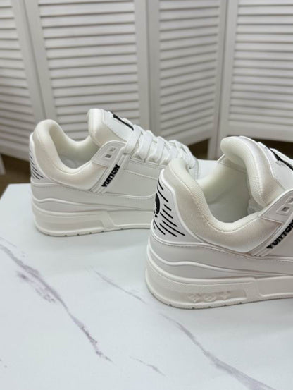 Authentic Louis Vuitton LV Trainer Sneaker (White)