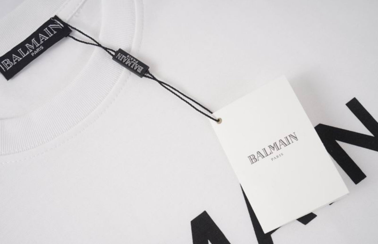Authentic Balmain T-shirt with Balmain print