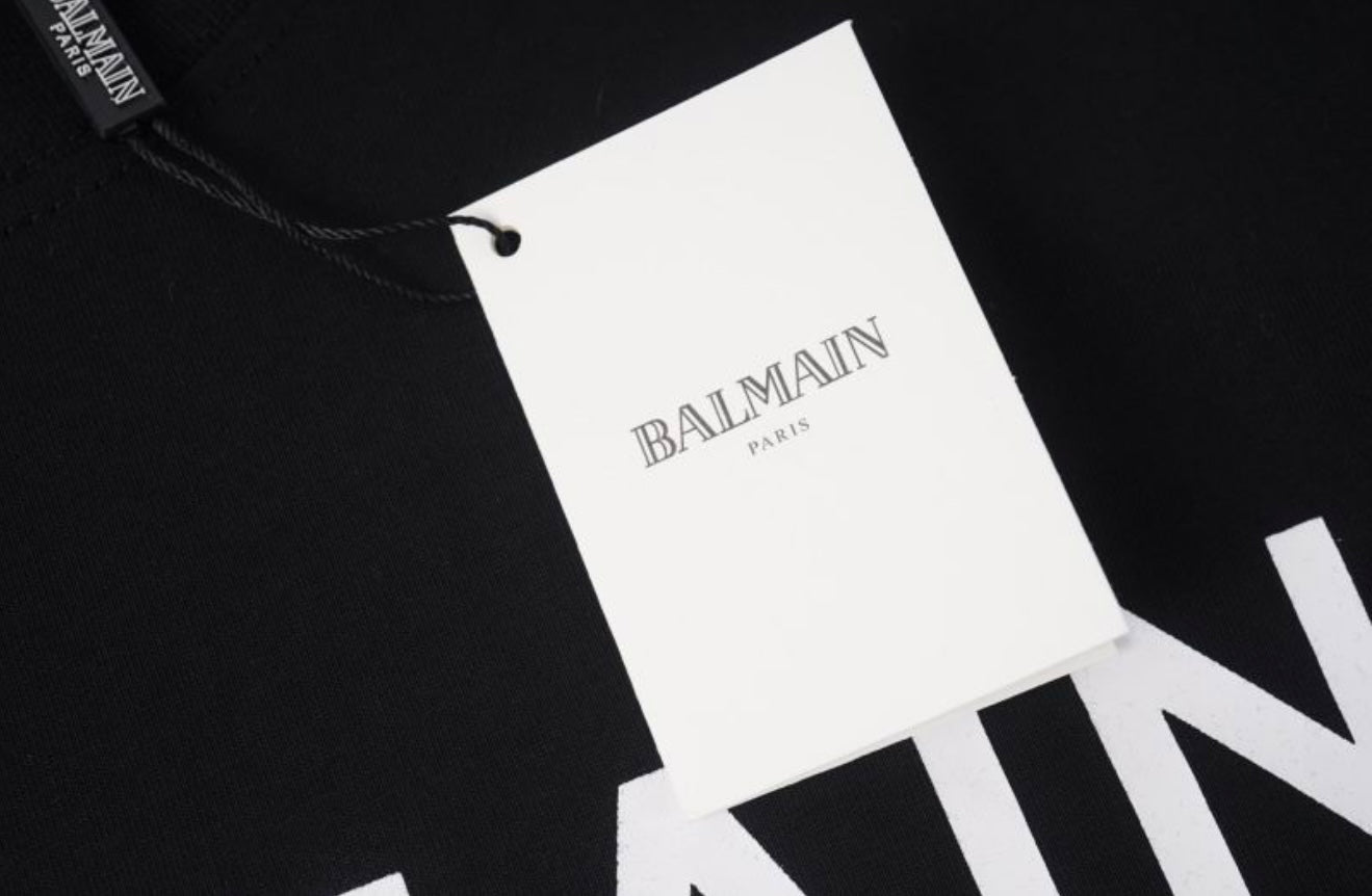 Authentic Balmain T-shirt with Balmain print