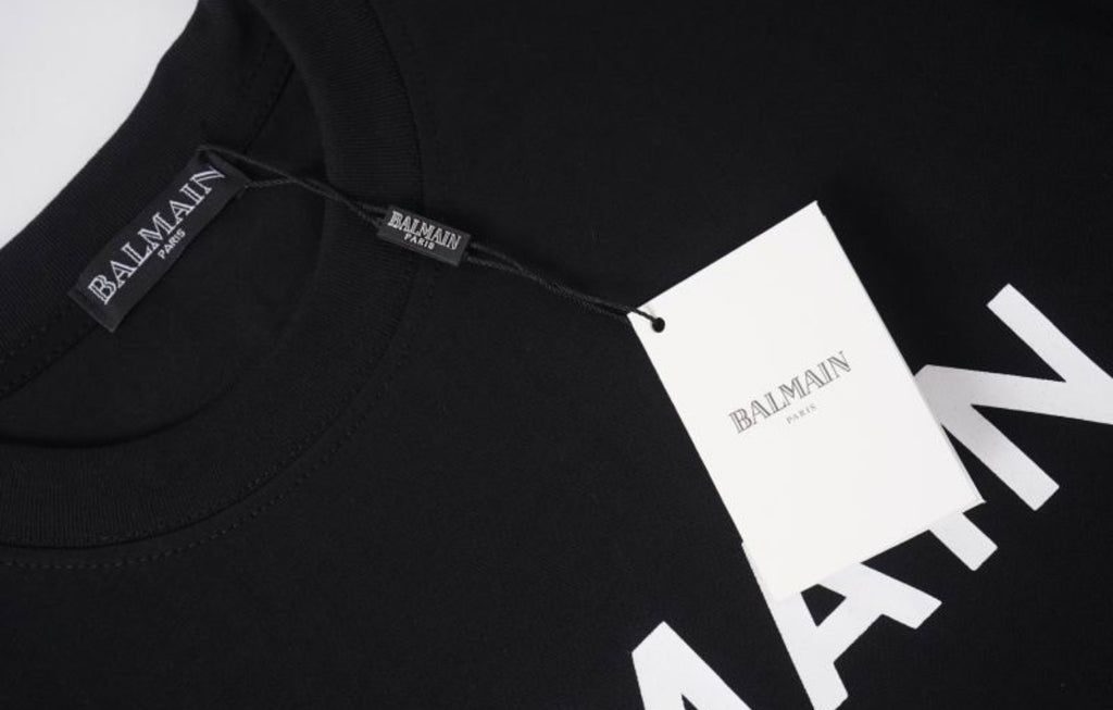 Authentic Balmain T-shirt with Balmain print
