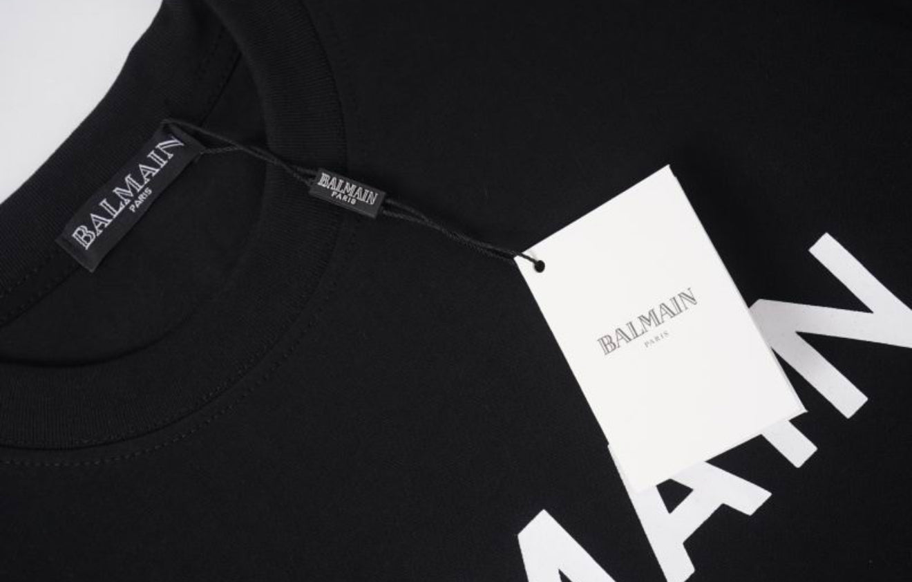 Authentic Balmain T-shirt with Balmain print