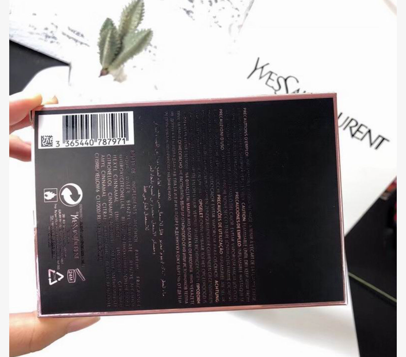 Authentic BLACK OPIUM EAU DE PARFUM