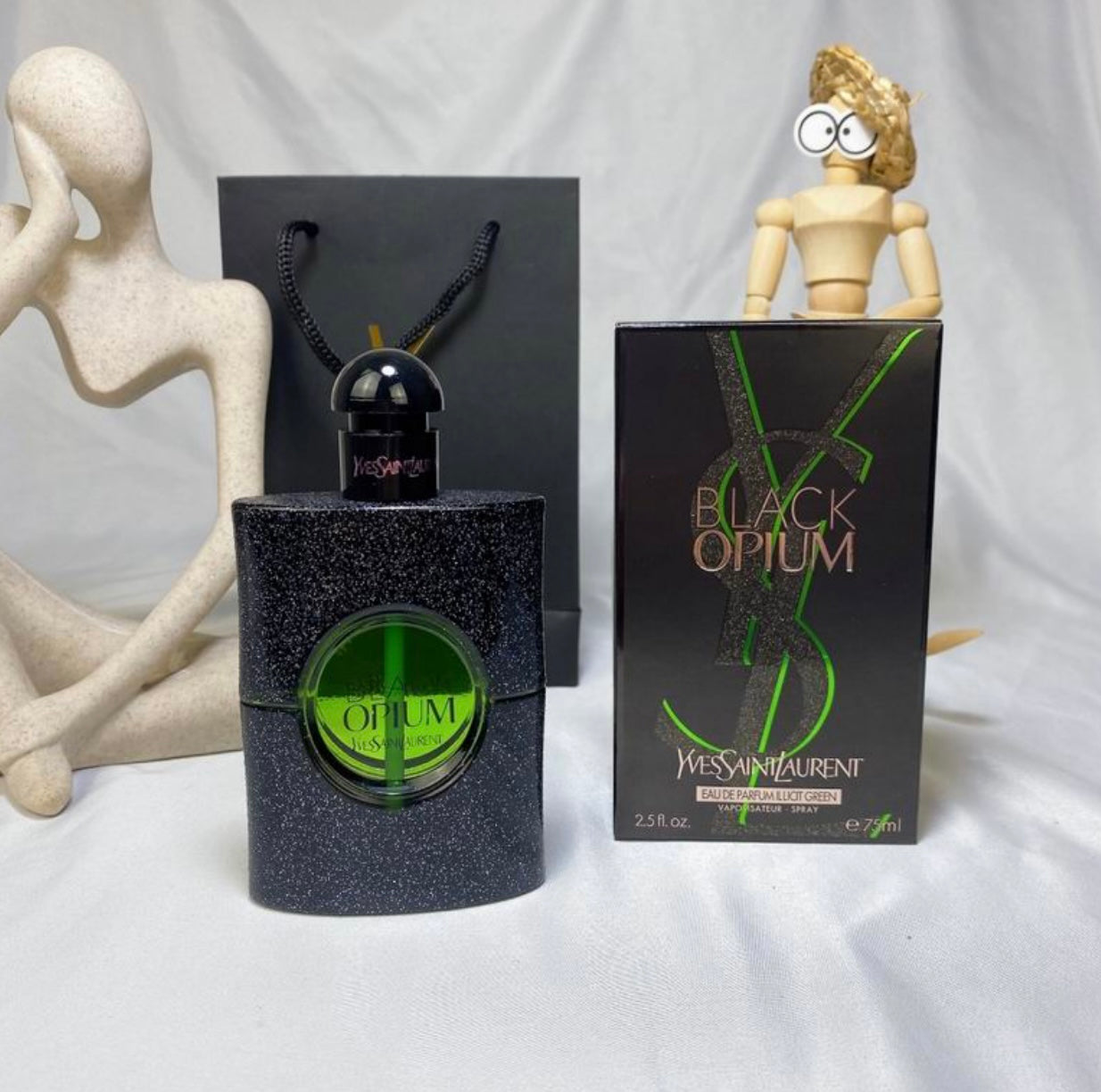 Authentic BLACK OPIUM EAU DE PARFUM Illicit Green