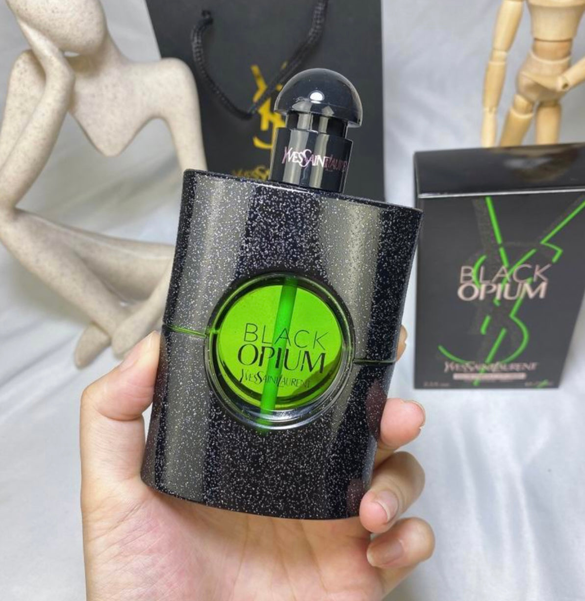 Authentic BLACK OPIUM EAU DE PARFUM Illicit Green