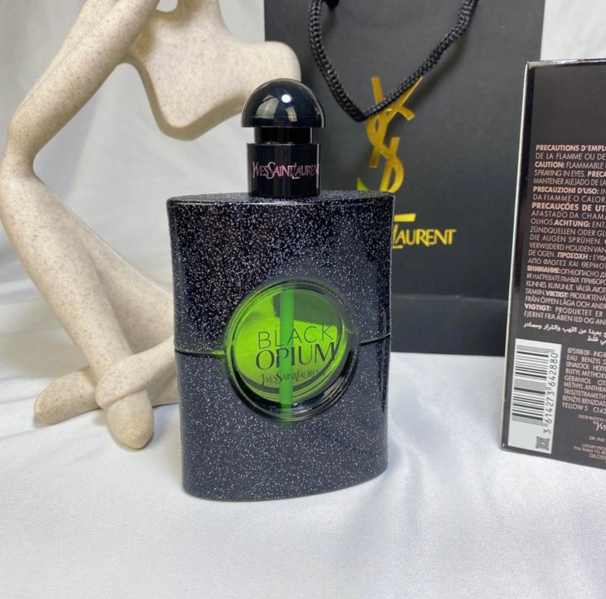 Authentic BLACK OPIUM EAU DE PARFUM Illicit Green