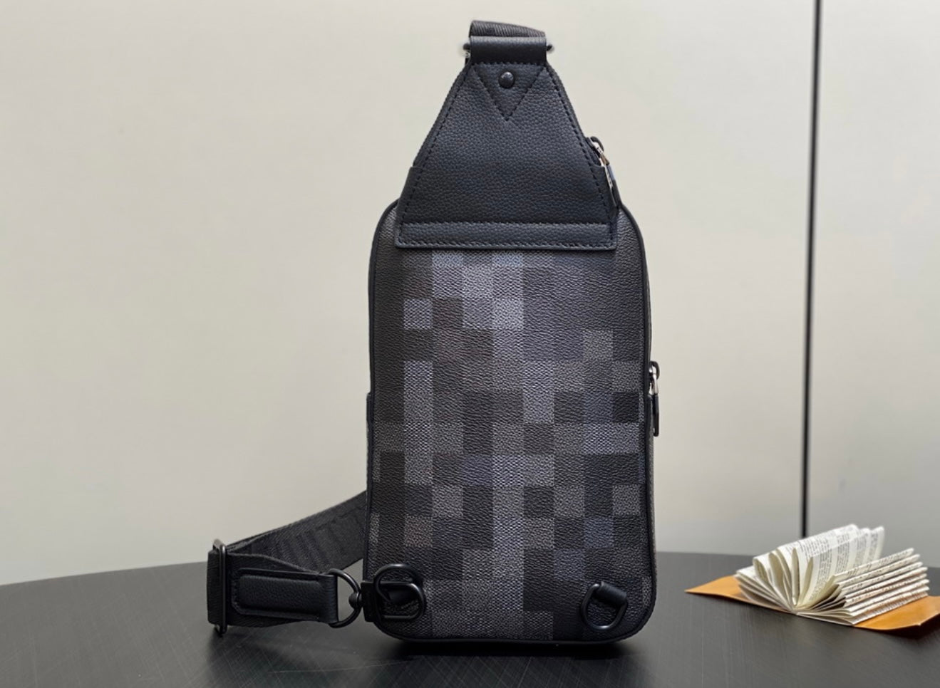 Authentic LOUIS VUITTON Damoflage Black Avenue Sling Bag