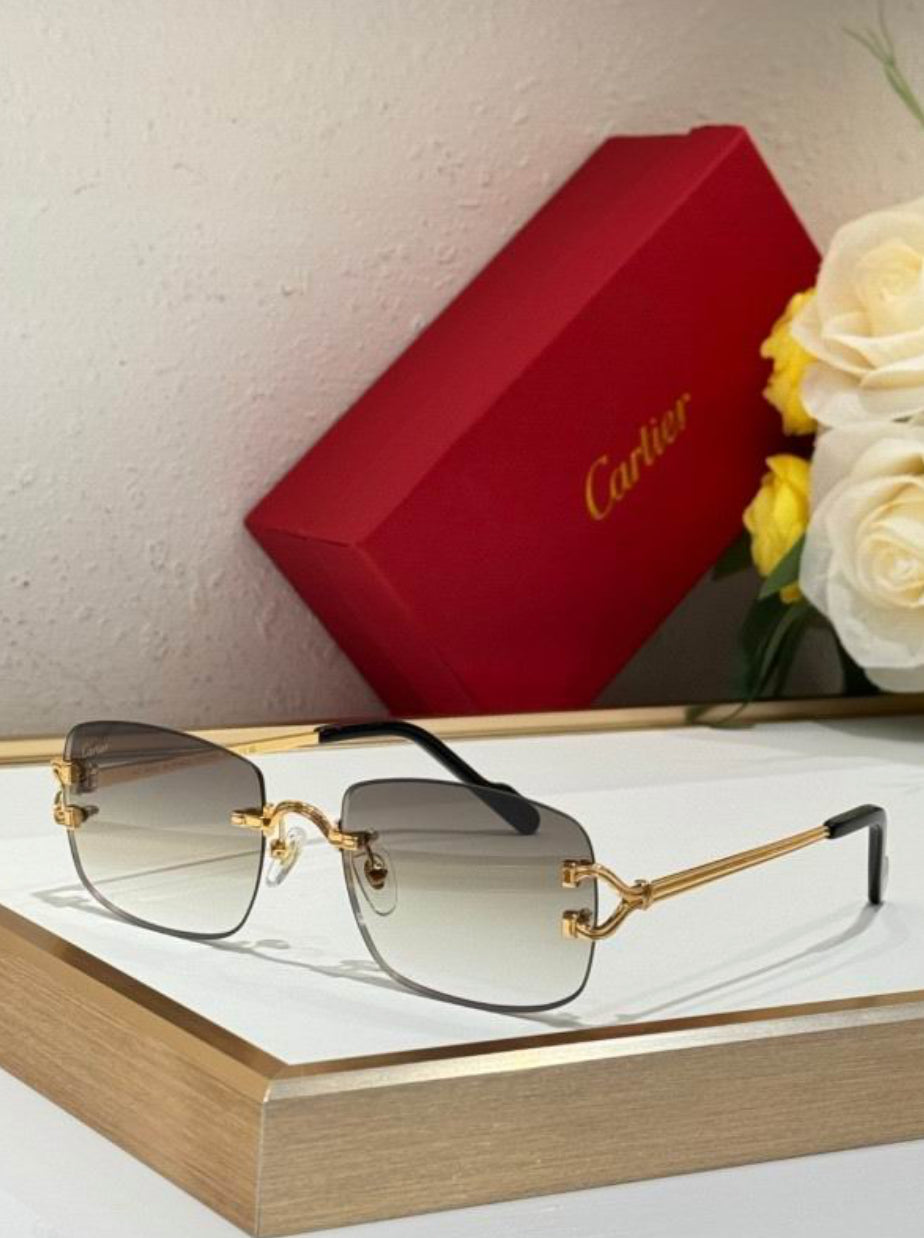 Authentic Cartier SUNGLASSES, CLASS C DE CARTIER MOTIF