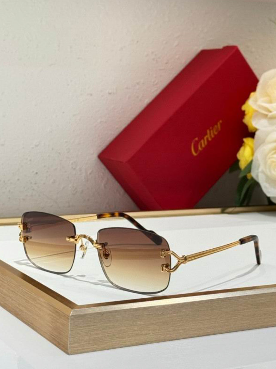 Authentic Cartier SUNGLASSES, CLASS C DE CARTIER MOTIF