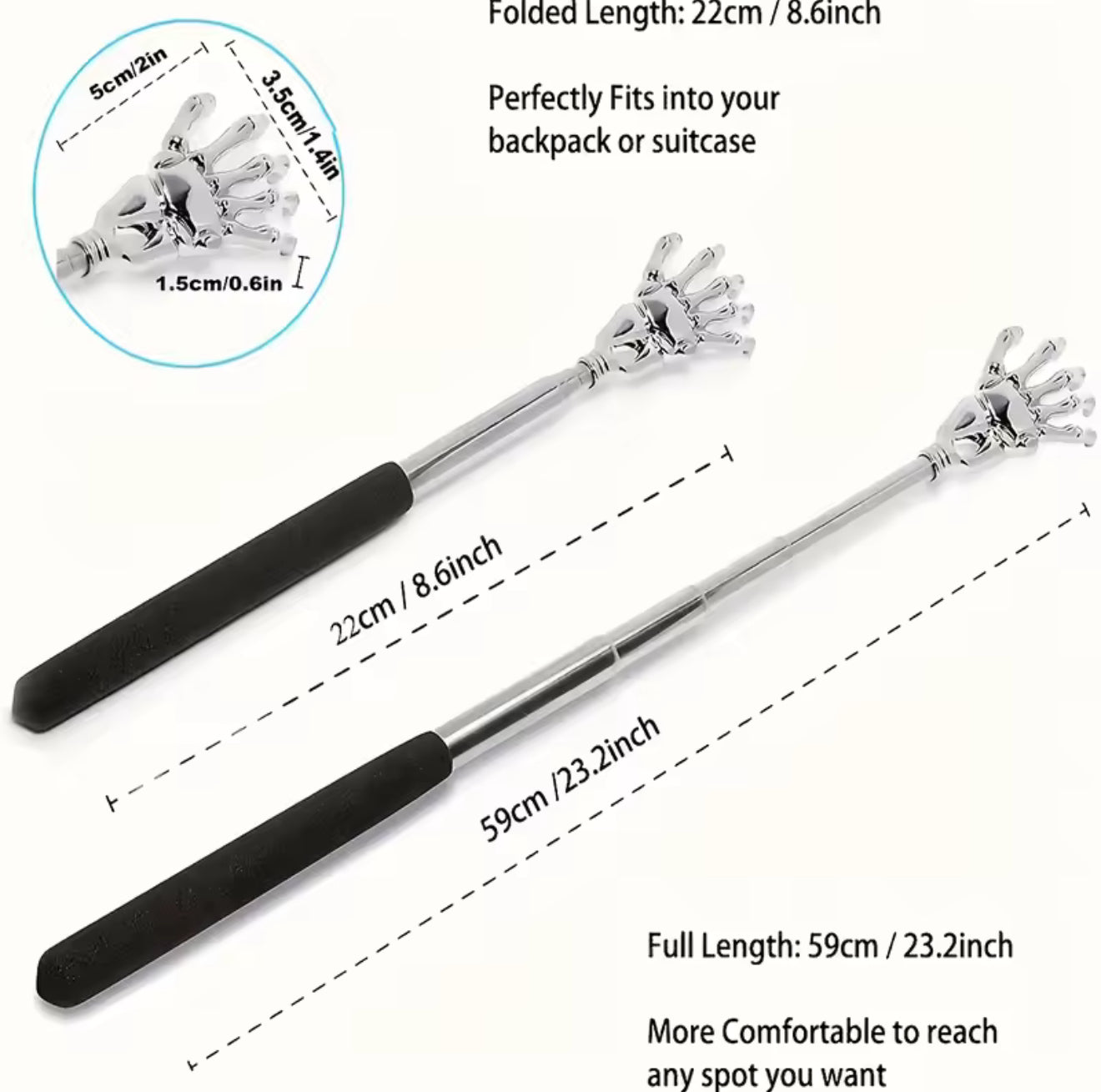 Extendable Back-scratcher