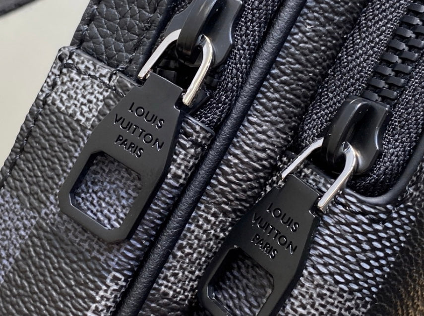 Authentic LOUIS VUITTON Damoflage Black Avenue Sling Bag