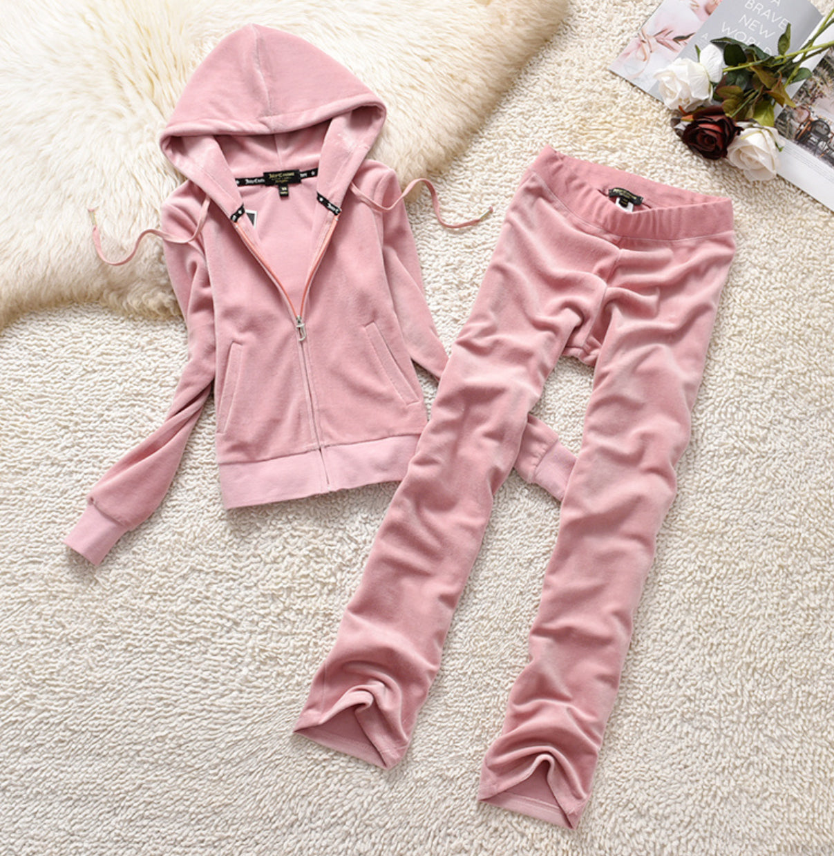 Authentic Juicy Couture OG Big Bling Velour Track suits