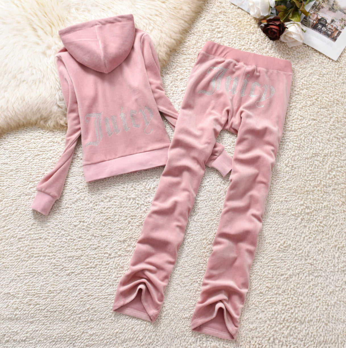 Authentic Juicy Couture OG Big Bling Velour Track suits