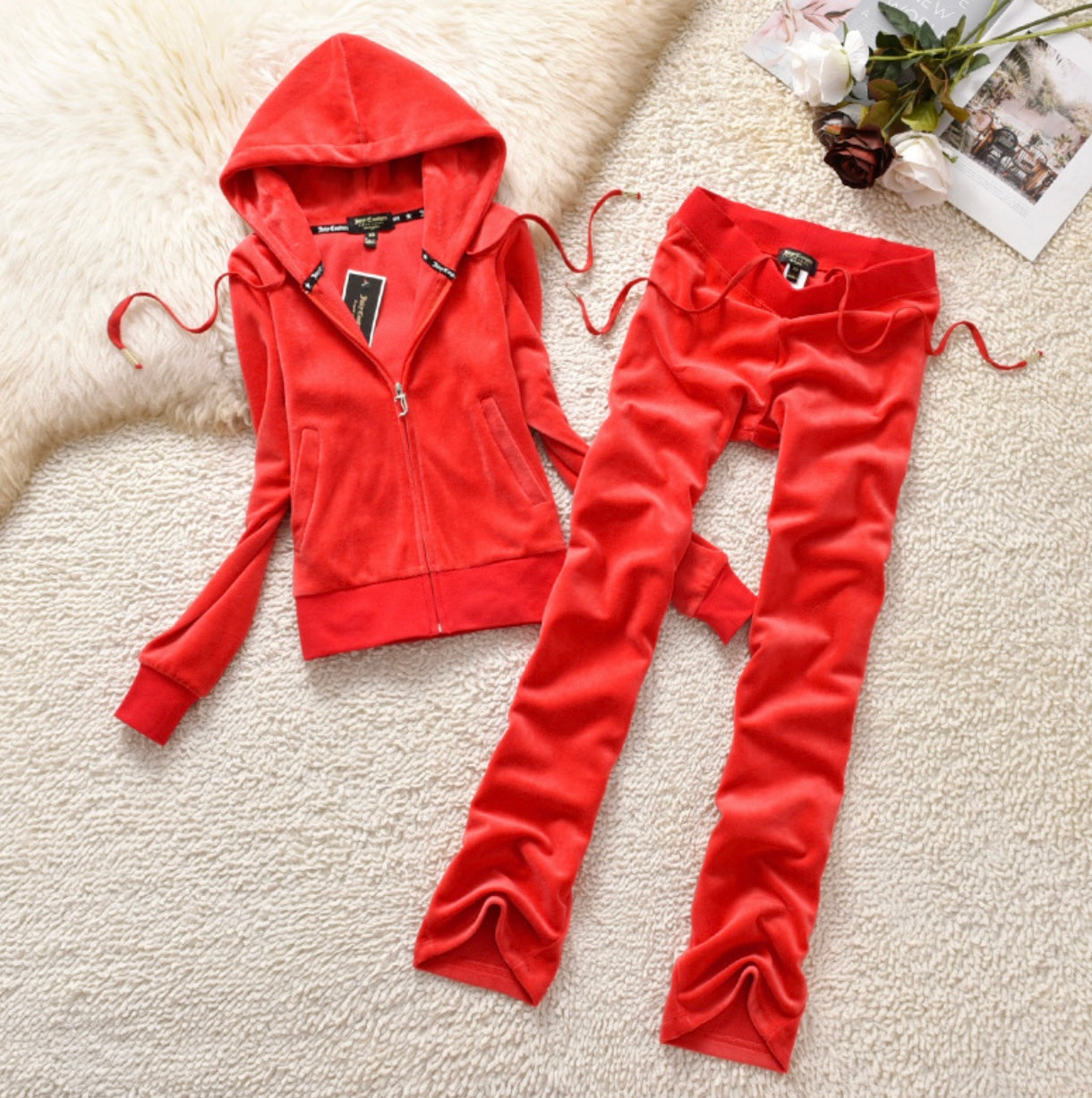 Authentic Juicy Couture OG Big Bling Velour Track suits