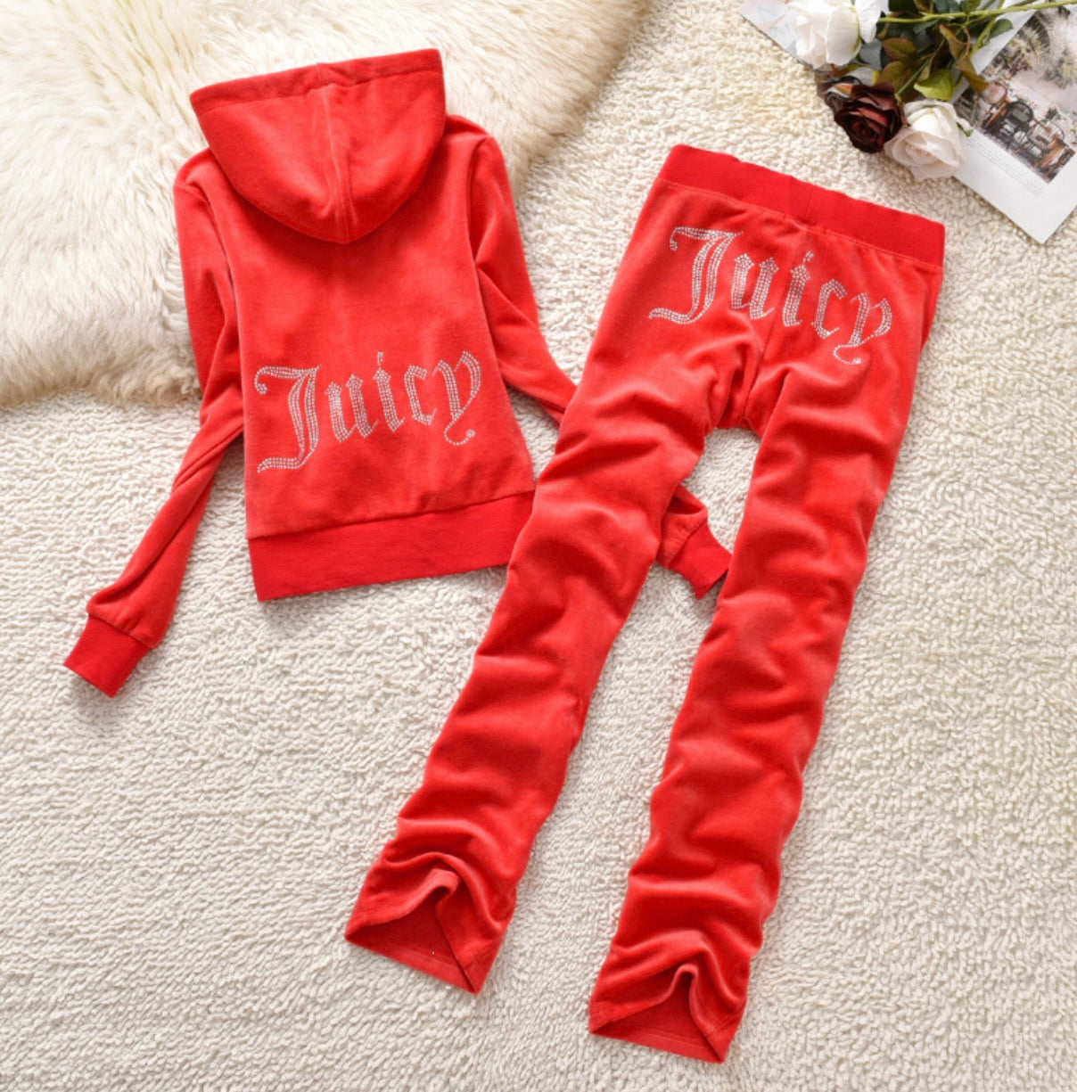 Authentic Juicy Couture OG Big Bling Velour Track suits