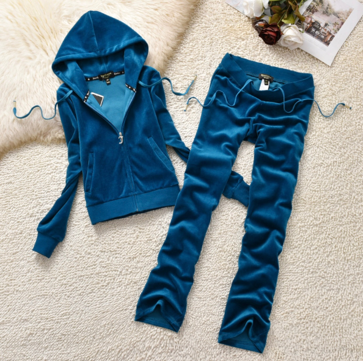 Authentic Juicy Couture OG Big Bling Velour Track suits