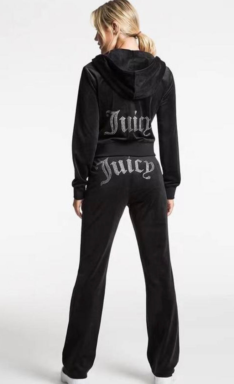 Authentic Juicy Couture OG Big Bling Velour Track suits