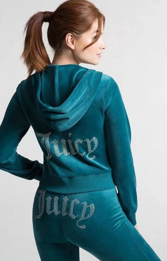 Authentic Juicy Couture OG Big Bling Velour Track suits