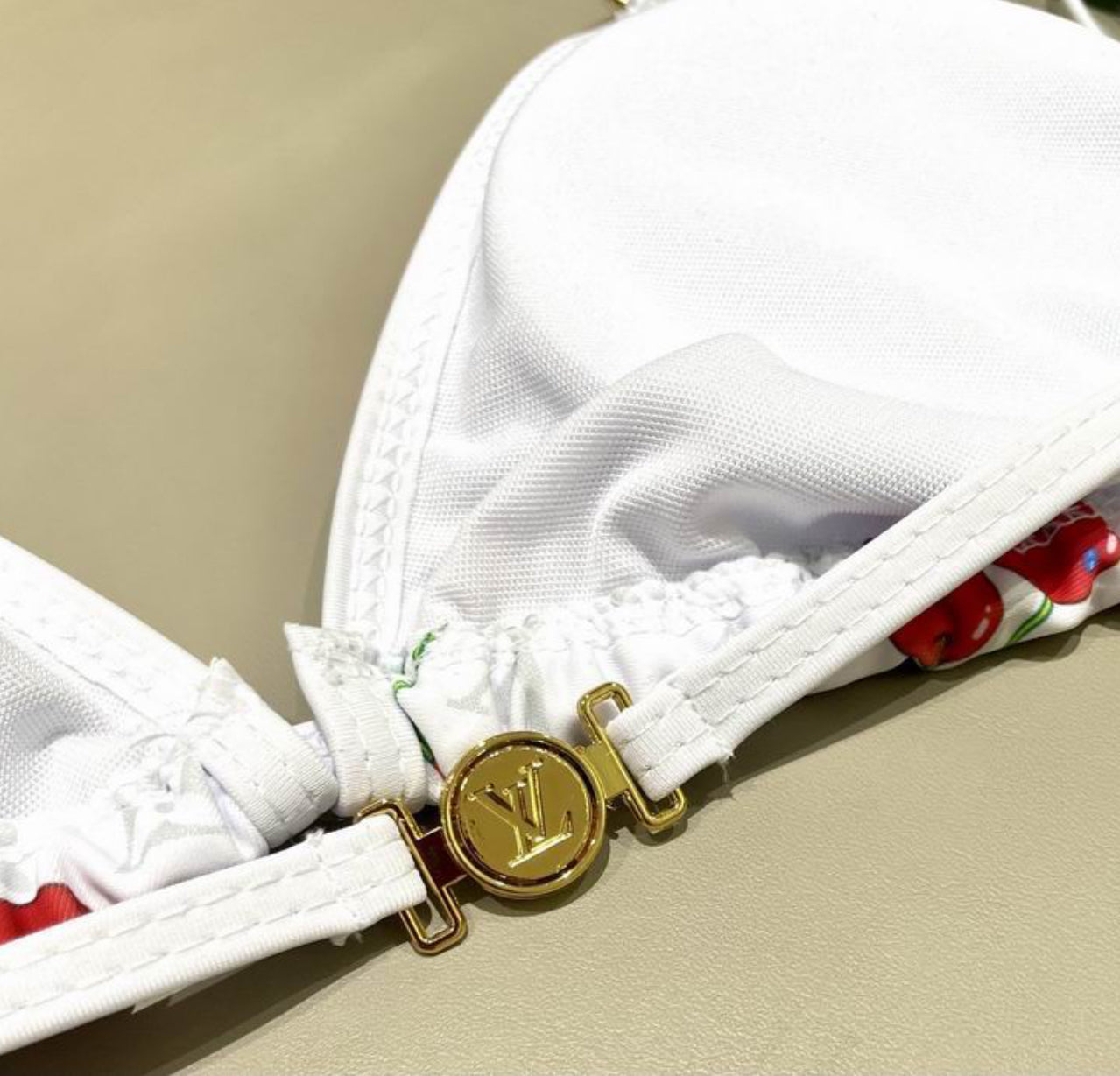 Authentic Louis Vuitton LV x TM Cherry Bikini Set