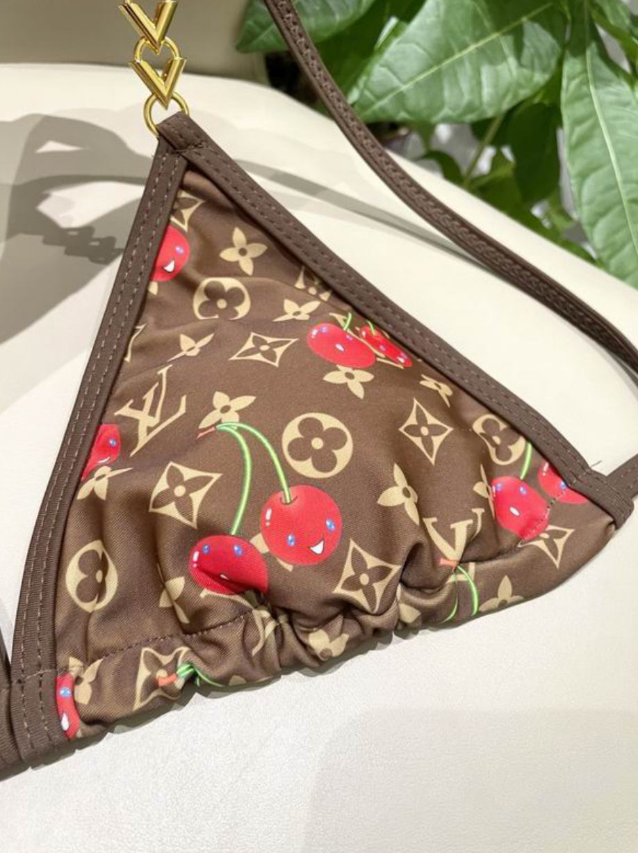 Louis Vuitton LV x TM Cherry Bikini Set