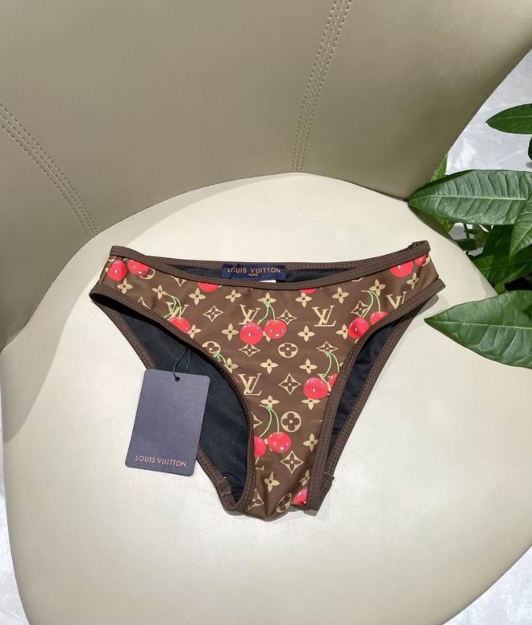 Authentic Louis Vuitton LV x TM Cherry Bikini Set