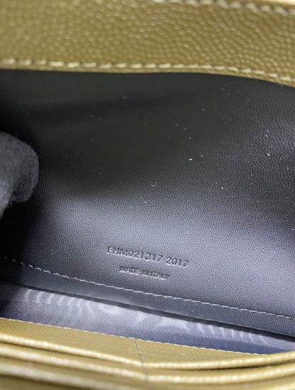 Authentic Yves Saint Laurent CASSANDRE CHAIN WALLET IN LAMBSKIN