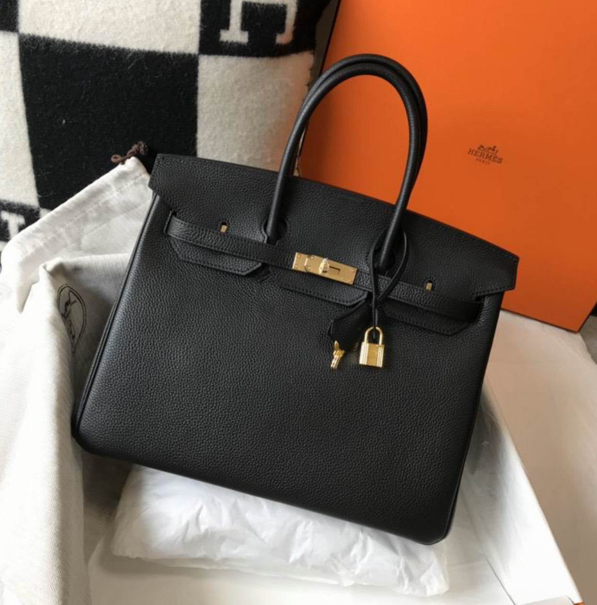 Authentic Hermès Birkin 35 Bag