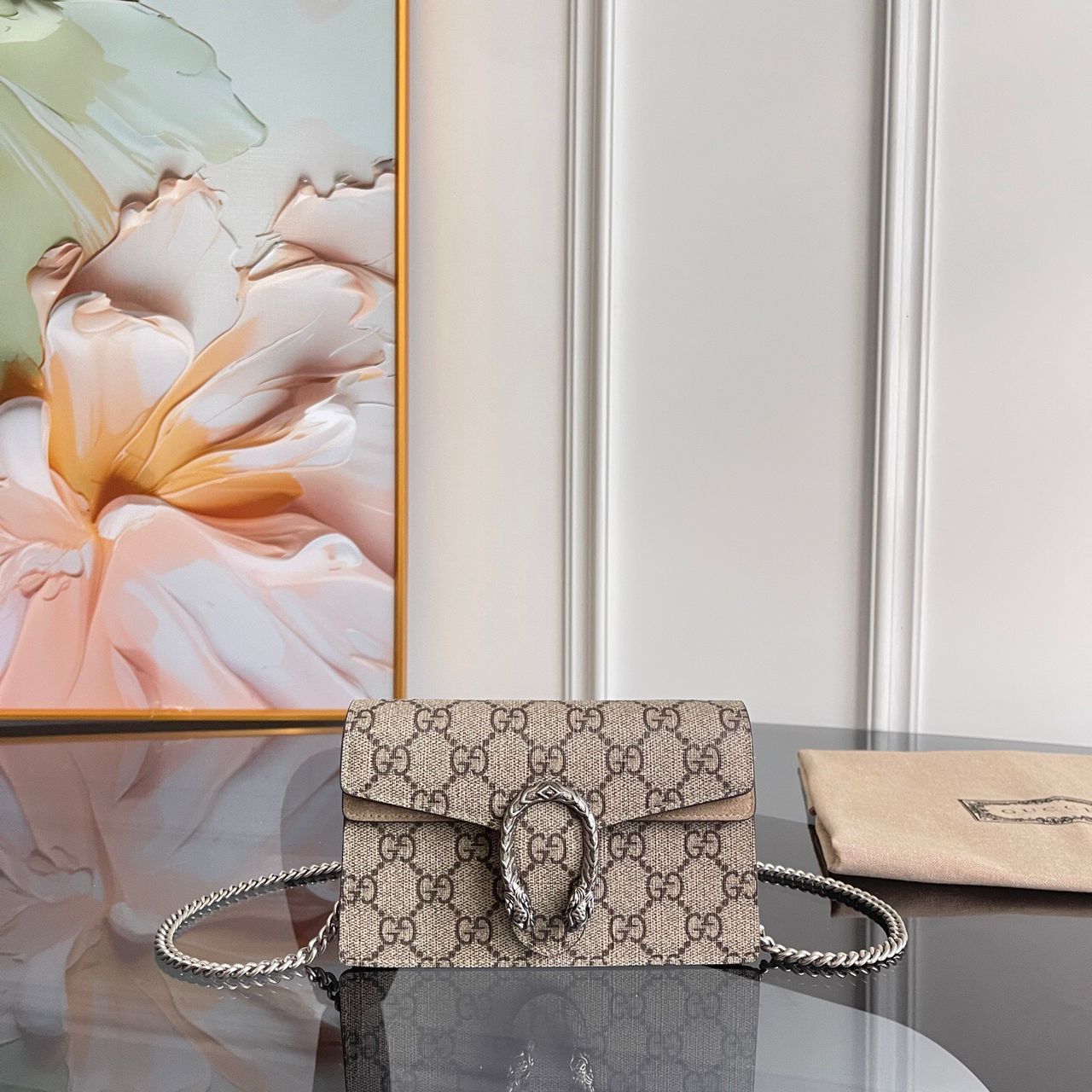 Authentic Gucci Dionysus mini bag (GG Supreme)