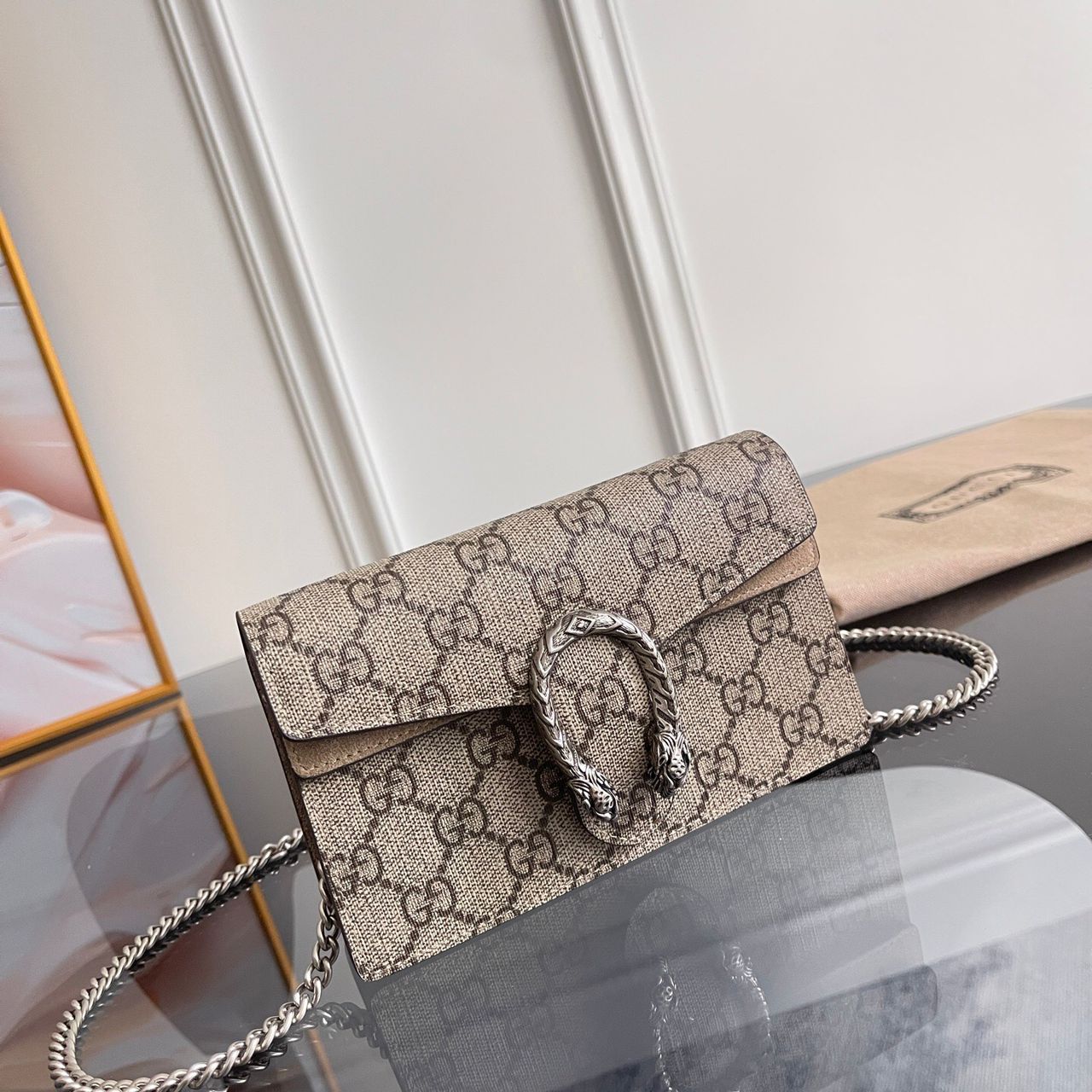 Authentic Gucci Dionysus mini bag (GG Supreme)